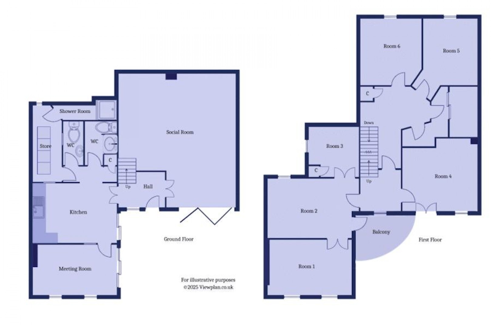 Floorplan for High Street, Penarth