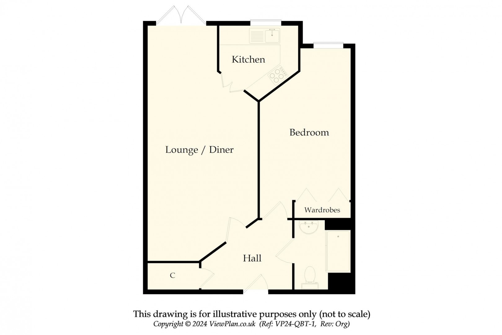 Floorplan for Plymouth Road, Penarth