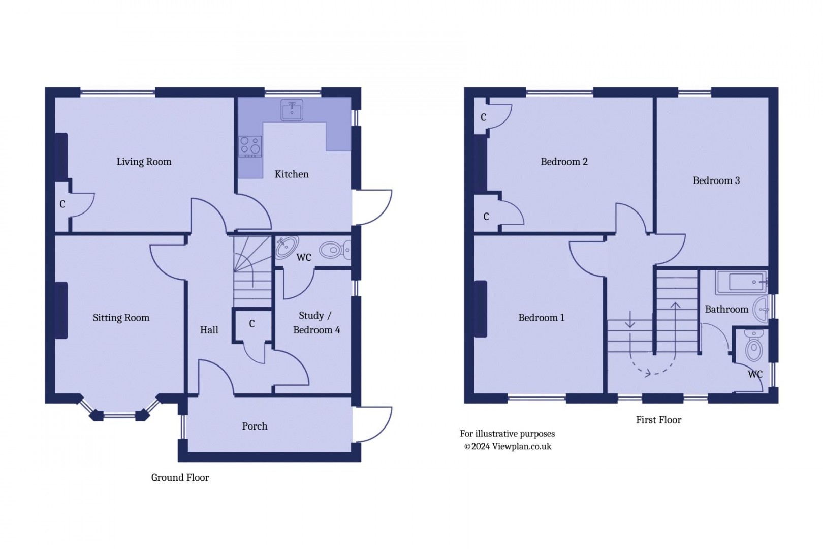 Floorplan for Milton Road, Penarth