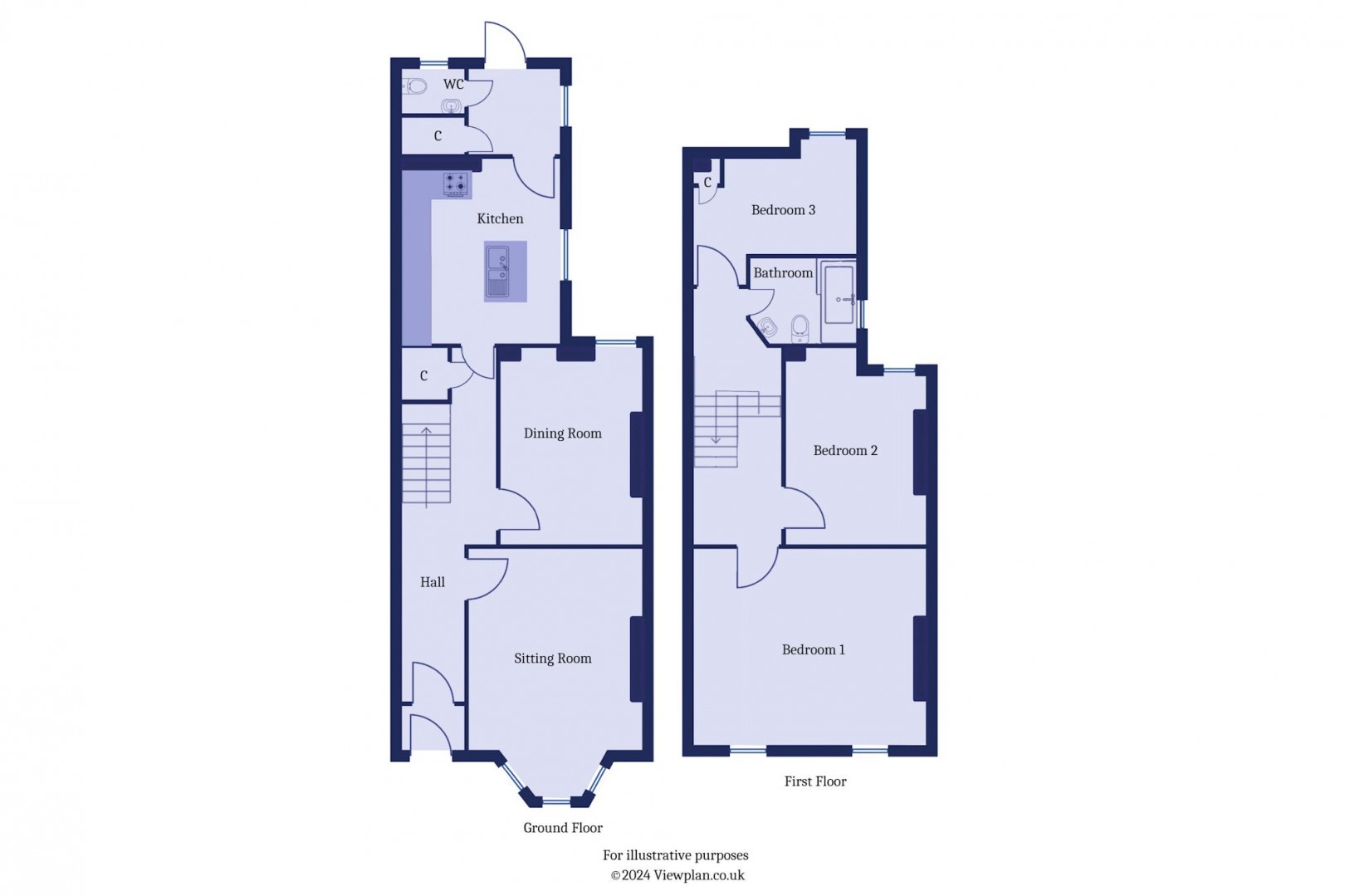 Floorplan for Morel Street, Barry