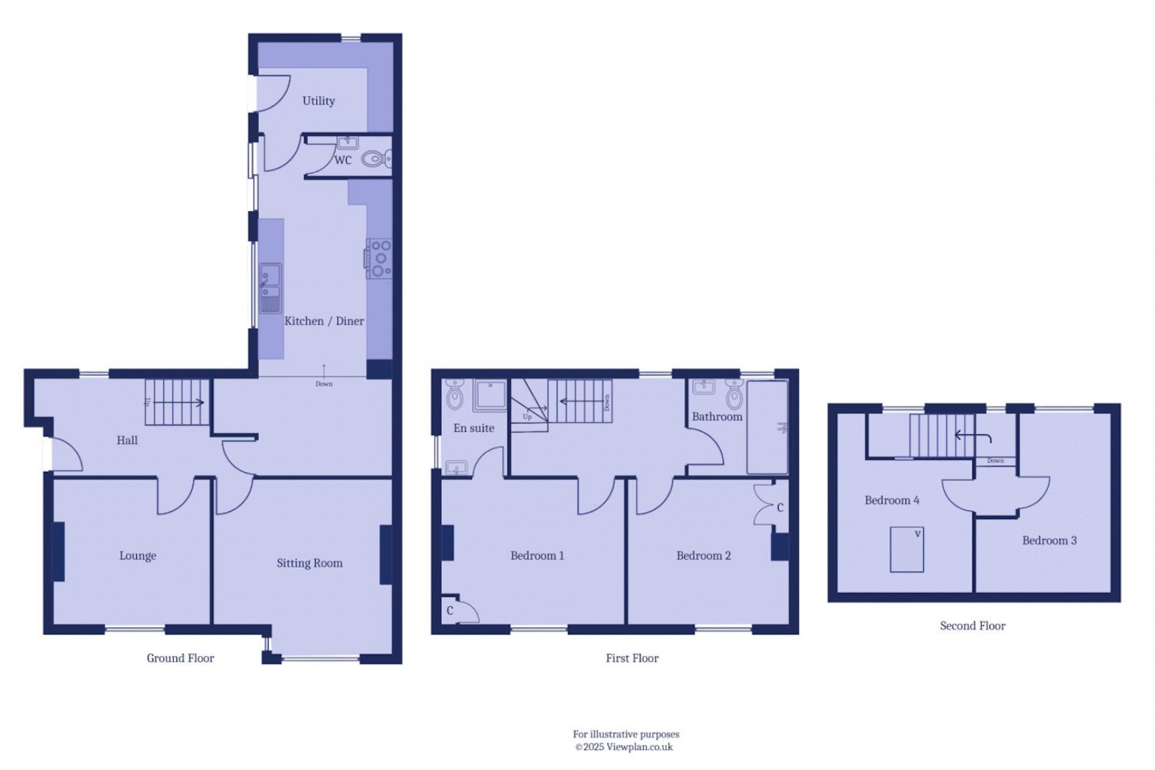 Floorplan for Lewis Road, Llandough