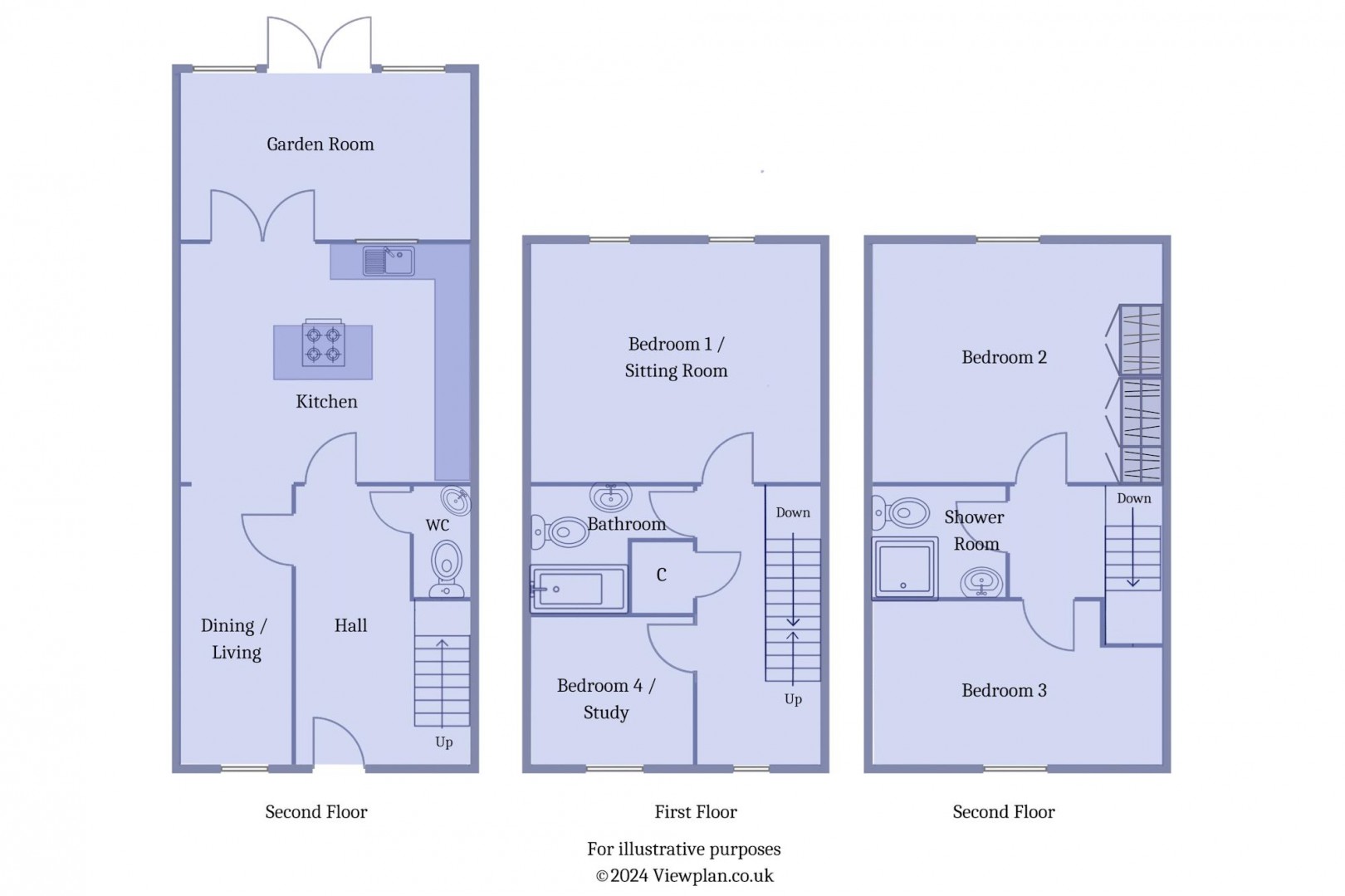 Floorplan for Tal-Y-Bryn, Penarth