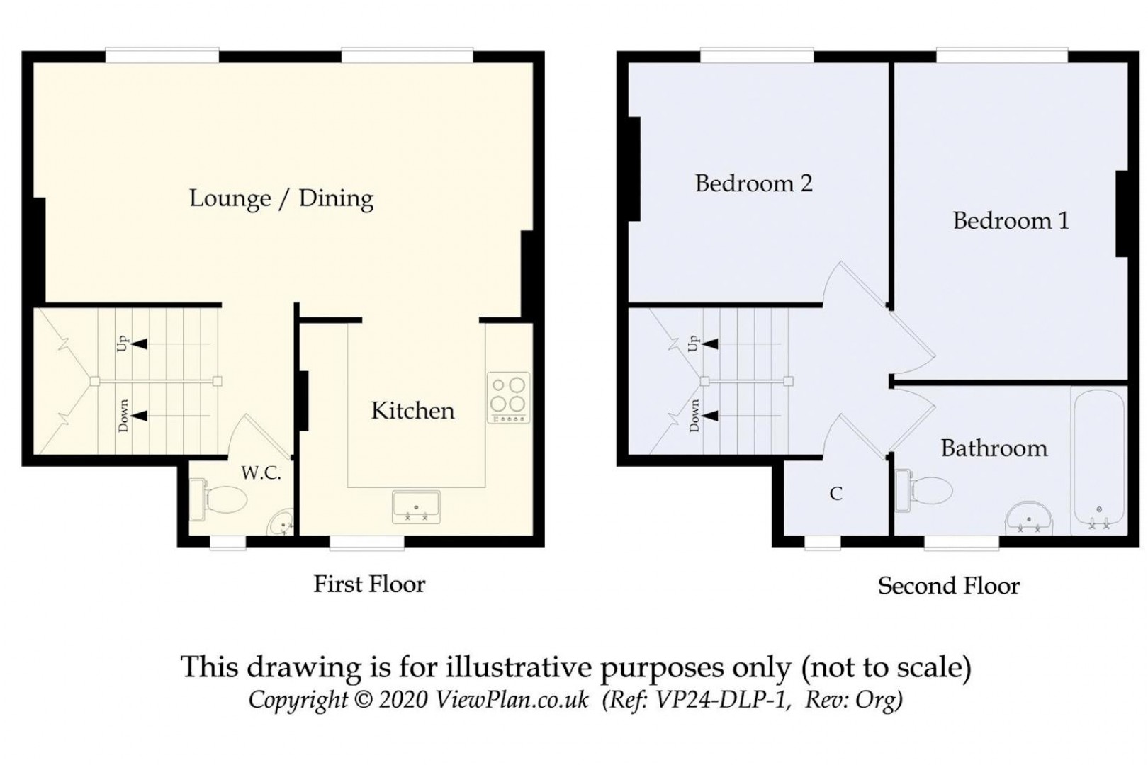 Floorplan for Windsor Lofts, Penarth