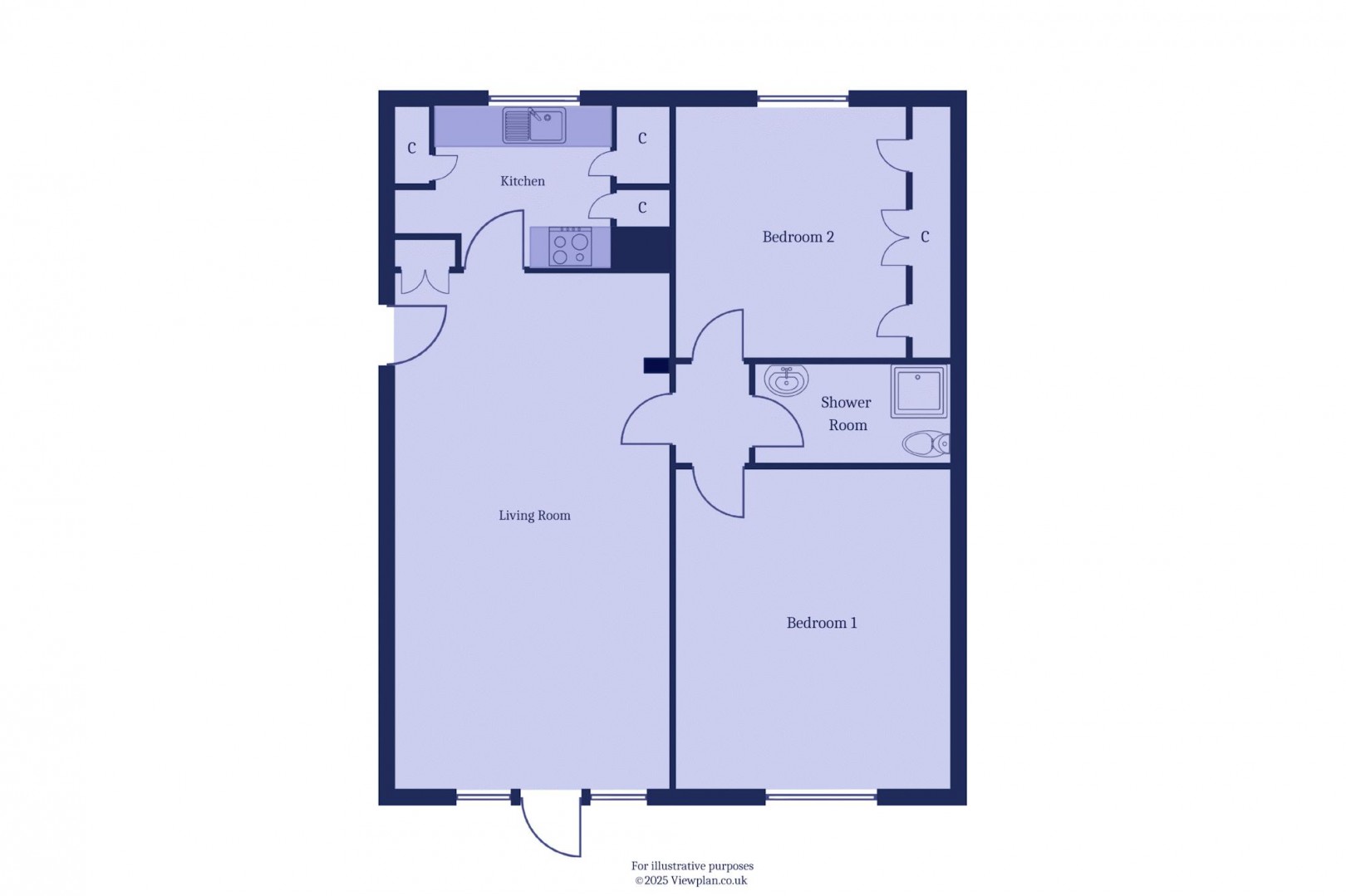 Floorplan for St Brides House, Kymin Road, Penarth